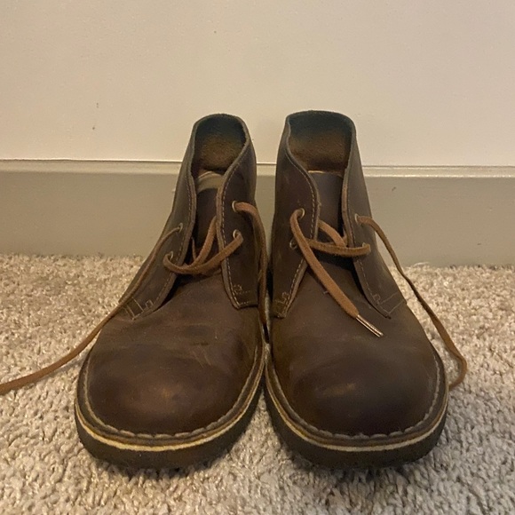 Clarks beeswax leather desert ankle boot - Picture 3 of 4